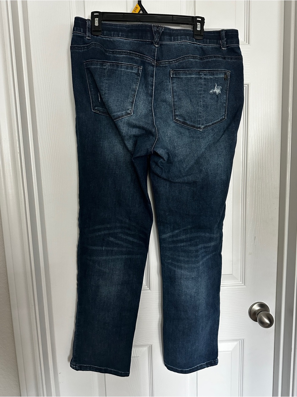 Democracy Dark Blue Straight Leg Women’s Jeans - Picture 6 of 9